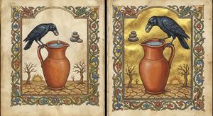 The Crow and the Pitcher