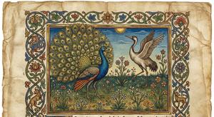The Peacock and the Crane