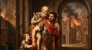 Aeneas Carries Anchises