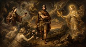 Odysseus Resists Multiple Temptations